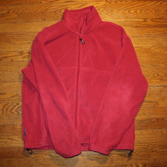 Columbia Other - Columbia Mens Fleece Zip Up Sweater Coat Red XL